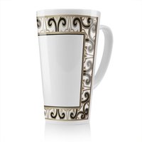 Benjamin Tate Design Egyptian Frame Latte Mug in Natural | Size: 100 cm