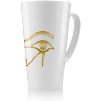 Benjamin Tate Design The Eye Of Horus Latte Mug in Natural | Size: 100 cm