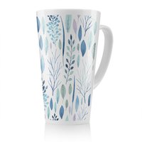 Benjamin Tate Design Winter Branches & Leaves Latte Mug in Natural | Size: 100 cm