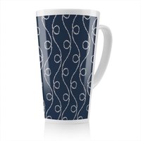 Benjamin Tate Design Swirled Rope Latte Mug in Natural | Size: 100 cm