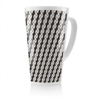 Benjamin Tate Design Striped Rope Pattern Latte Mug in Natural | Size: 100 cm