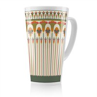 Benjamin Tate Design Egyptian Ornament Latte Mug in Natural | Size: 100 cm
