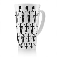 Benjamin Tate Design Egyptian Tribal Art Latte Mug in Natural | Size: 100 cm