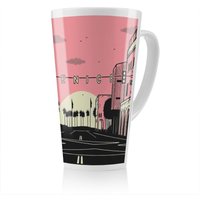 Benjamin Tate Design Venice Cali Sunset Latte Mug in Natural | Size: 100 cm