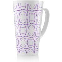 Benjamin Tate Design Purple Brilliant Boho Latte Mug in Natural | Size: 100 cm