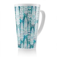 Benjamin Tate Design Tribal Art Animal Latte Mug in Natural | Size: 100 cm