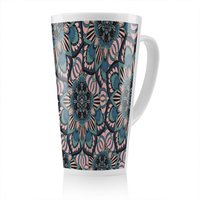 Benjamin Tate Design Mandalas Pattern Latte Mug in Natural | Size: 100 cm
