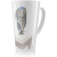 Benjamin Tate Design Crystal Watch Latte Mug in Natural | Size: 100 cm