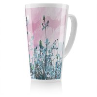 Benjamin Tate Design Berry Sky Latte Mug in Natural | Size: 100 cm