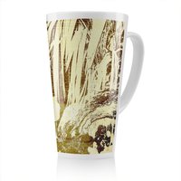 Benjamin Tate Design Pretty Bird Latte Mug in Natural | Size: 100 cm