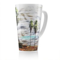Benjamin Tate Design S&B Palm Latte Mug in Natural | Size: 100 cm
