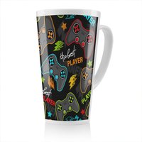 Benjamin Tate Design Joystick Game Latte Mug in Natural | Size: 100 cm