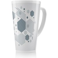Benjamin Tate Design Geometric Graphic 1600S Latte Mug in Natural | Size: 100 cm