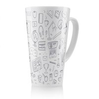 Benjamin Tate Design Learning Online Latte Mug in Natural | Size: 100 cm