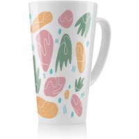 Benjamin Tate Design Abstract nature illustrations Designer Latte Mug in Natural | Size: 100 cm