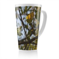 Benjamin Tate Design leaves & branches Designer Latte Mug in Natural | Size: 100 cm