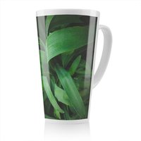 Benjamin Tate Design Atmospheric background, Selective focus Designer Latte Mug in Natural | Size: 100 cm