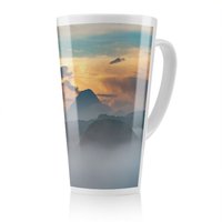 Benjamin Tate Design Bromo in morning time Designer Latte Mug Designer Latte Mug in Natural | Size: 100 cm