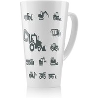 Benjamin Tate Design Construction equipment Designer Latte Mug in Natural | Size: 100 cm