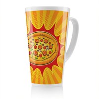 Benjamin Tate Design art retro Designer Latte Mug in Natural | Size: 100 cm