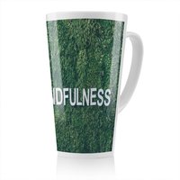 Benjamin Tate Design Wellness Mindfulness Designer Latte Mug in Natural | Size: 100 cm