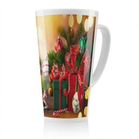 Benjamin Tate Design Christmas Holidays Dining Latte Mug in Natural | Size: 100 cm