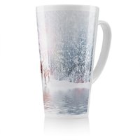 Benjamin Tate Design In The Frost Dining Latte Mug in Natural | Size: 100 cm