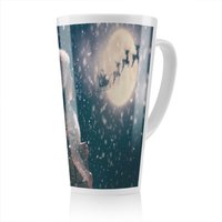 Enjoy Holiday Dining Latte Mug cm