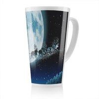 Benjamin Tate Design Magic Santa'S Sleigh Dining Latte Mug in Natural | Size: 100 cm