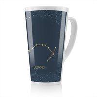 Benjamin Tate Design Gold Scorpio Dining Latte Mug in Natural | Size: 100 cm
