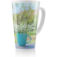 Benjamin Tate Design Lily Of The Valley Latte Mug in Natural | Size: 100 cm