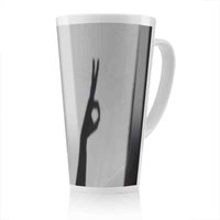 Benjamin Tate Design Hand Silhouette Latte Mug in Natural | Size: 100 cm