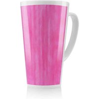 Benjamin Tate Design Pink Watercolour Strokes Latte Mug in Natural | Size: 100 cm