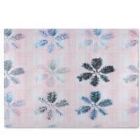 Benjamin Tate Design Colorful Pine Leaves Glass Chopping Board in Natural