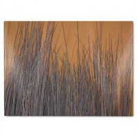 Benjamin Tate Design Broom stick on the wall Designer Glass Chopping Board in Natural
