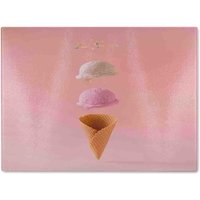 Benjamin Tate Design Ice Cream Glass Chopping Board in Natural