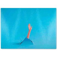 Benjamin Tate Design Paper Swimming Glass Chopping Board in Natural