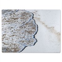 Benjamin Tate Design Beach Tide Glass Chopping Board in Natural