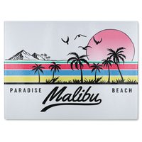 Benjamin Tate Design Malibu Glass Chopping Board in Natural