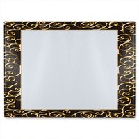 Benjamin Tate Design Ancient Egyptian Border Glass Chopping Board in Natural