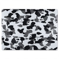 Benjamin Tate Design Animal Print Glass Chopping Board in Natural