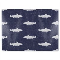 Benjamin Tate Design Fish Glass Chopping Board in Natural