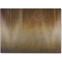 Benjamin Tate Design Grunge Texture Glass Chopping Board in Natural