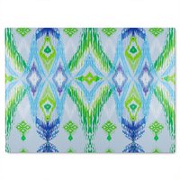 Benjamin Tate Design Ethnic Style Modern Scarf Glass Chopping Board in Natural