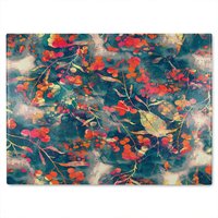 Benjamin Tate Design Herbal Glass Chopping Board in Natural