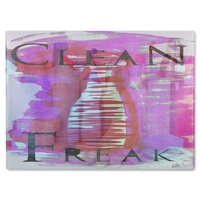 Benjamin Tate Design Clean Freak Glass Chopping Board in Natural