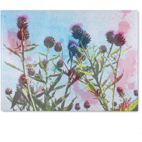 Benjamin Tate Design Reaching For The Sky Glass Chopping Board in Natural