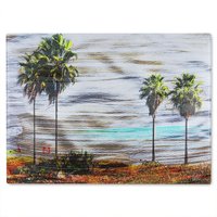 Benjamin Tate Design S&B Palm Glass Chopping Board in Natural