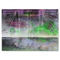 Benjamin Tate Design Marry Me Glass Chopping Board in Natural