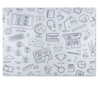 Benjamin Tate Design Learning Online Glass Chopping Board in Natural
